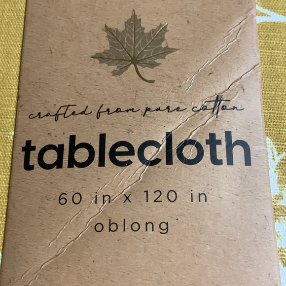 NWT from the hearth 60 x 120 Fall Table Cloth - Picture 4 of 5